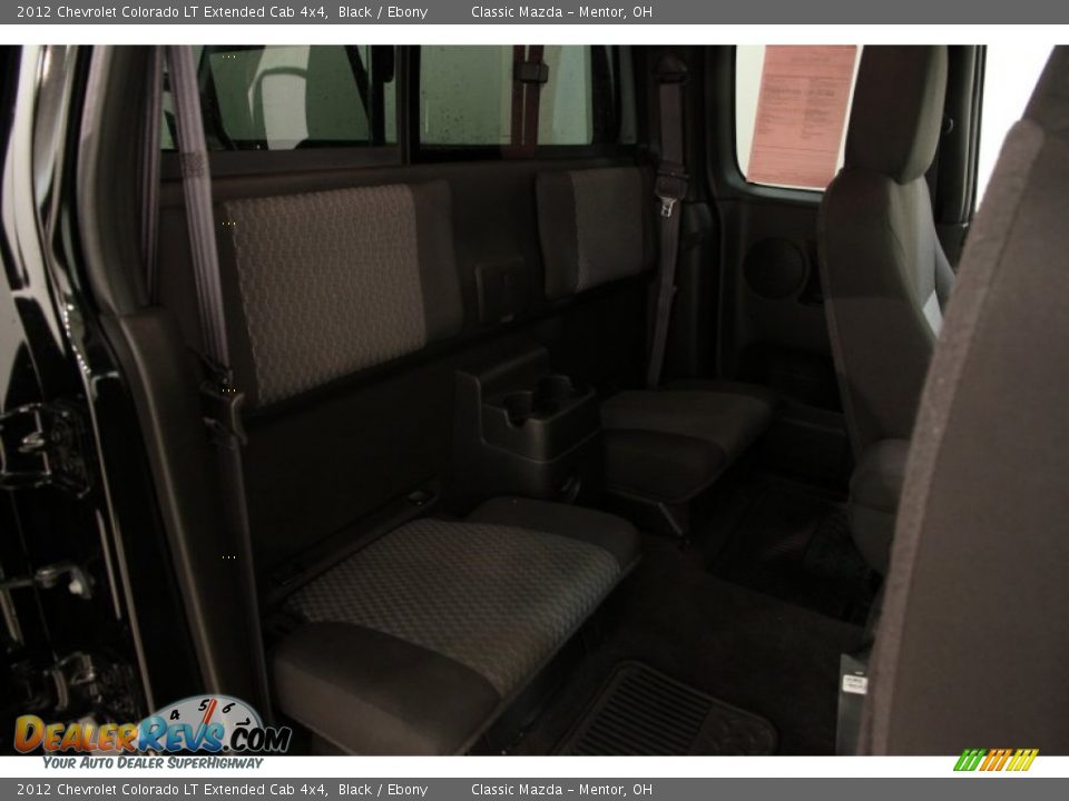 2012 Chevrolet Colorado LT Extended Cab 4x4 Black / Ebony Photo #11