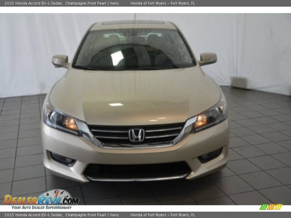 2015 Honda Accord EX-L Sedan Champagne Frost Pearl / Ivory Photo #2