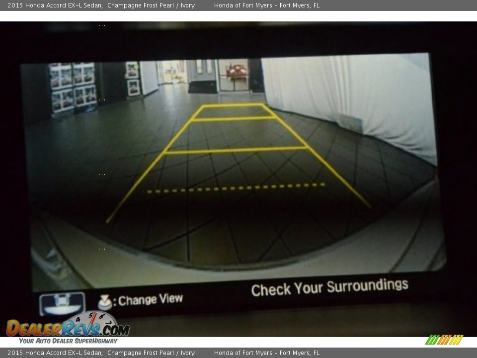 2015 Honda Accord EX-L Sedan Champagne Frost Pearl / Ivory Photo #18