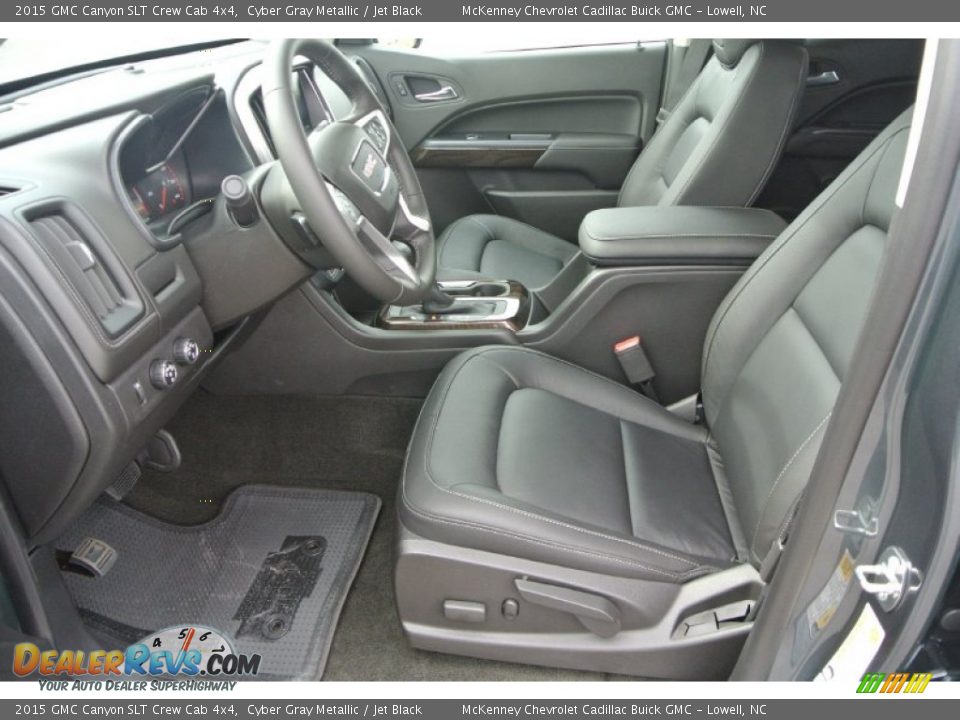 2015 GMC Canyon SLT Crew Cab 4x4 Cyber Gray Metallic / Jet Black Photo #8