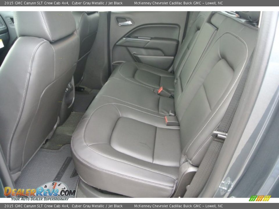 2015 GMC Canyon SLT Crew Cab 4x4 Cyber Gray Metallic / Jet Black Photo #17