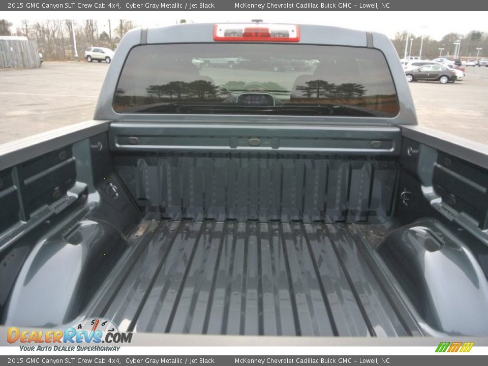 2015 GMC Canyon SLT Crew Cab 4x4 Cyber Gray Metallic / Jet Black Photo #18