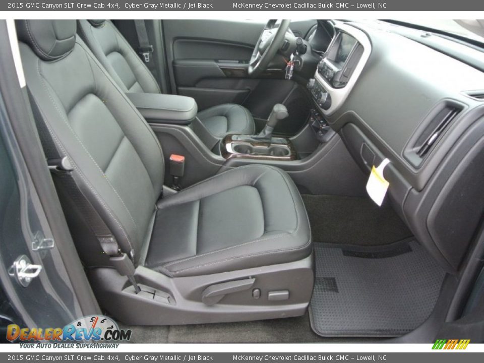 2015 GMC Canyon SLT Crew Cab 4x4 Cyber Gray Metallic / Jet Black Photo #19
