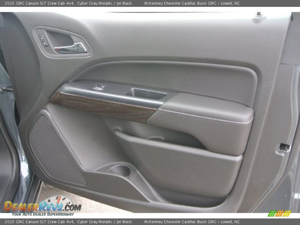 2015 GMC Canyon SLT Crew Cab 4x4 Cyber Gray Metallic / Jet Black Photo #20