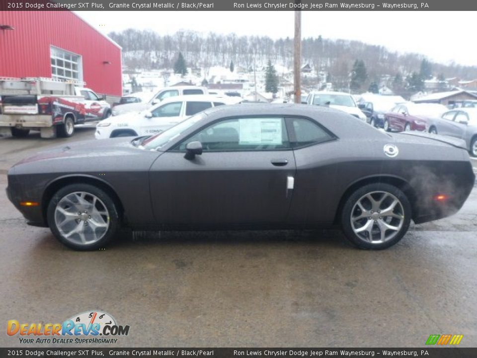 2015 Dodge Challenger SXT Plus Granite Crystal Metallic / Black/Pearl Photo #2