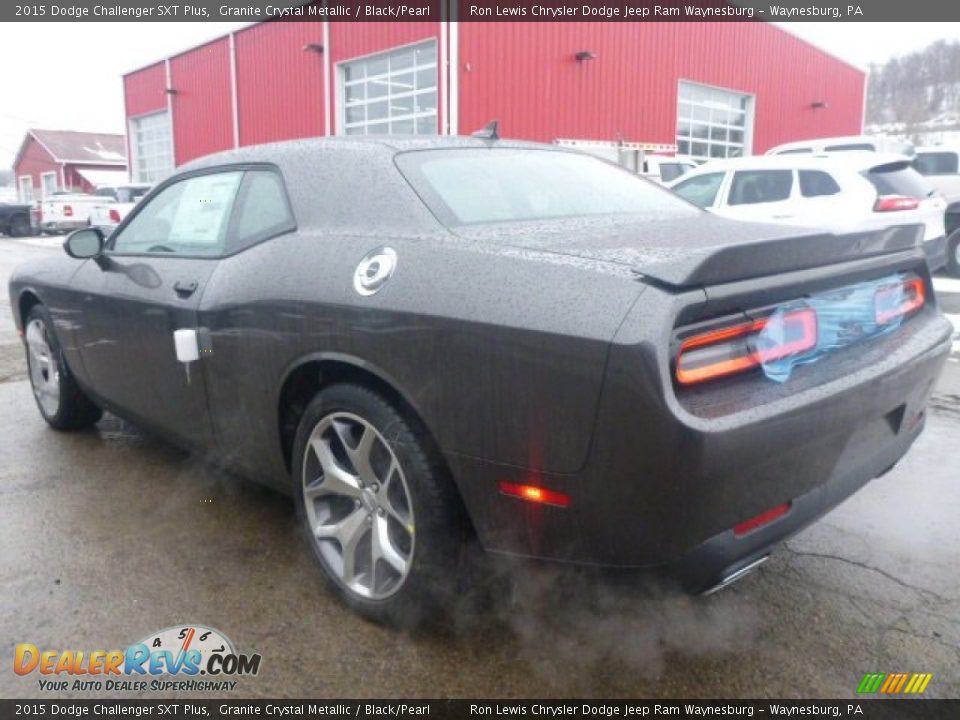 2015 Dodge Challenger SXT Plus Granite Crystal Metallic / Black/Pearl Photo #3