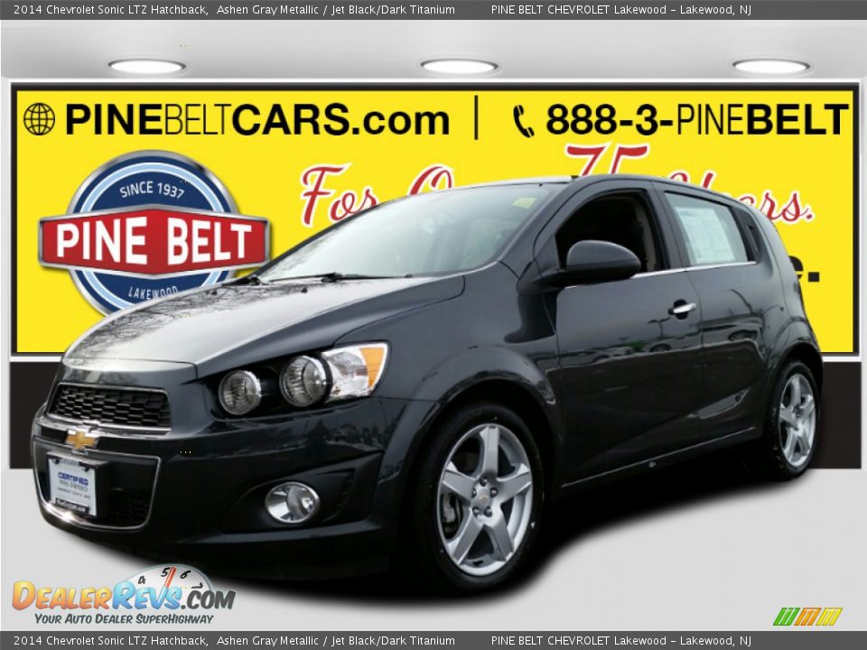 2014 Chevrolet Sonic LTZ Hatchback Ashen Gray Metallic / Jet Black/Dark Titanium Photo #1