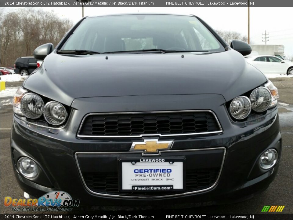 2014 Chevrolet Sonic LTZ Hatchback Ashen Gray Metallic / Jet Black/Dark Titanium Photo #2
