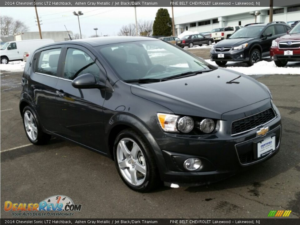 2014 Chevrolet Sonic LTZ Hatchback Ashen Gray Metallic / Jet Black/Dark Titanium Photo #3