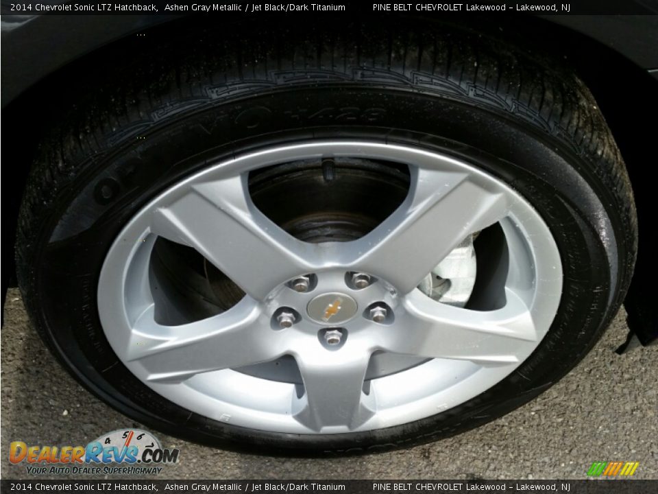 2014 Chevrolet Sonic LTZ Hatchback Ashen Gray Metallic / Jet Black/Dark Titanium Photo #4