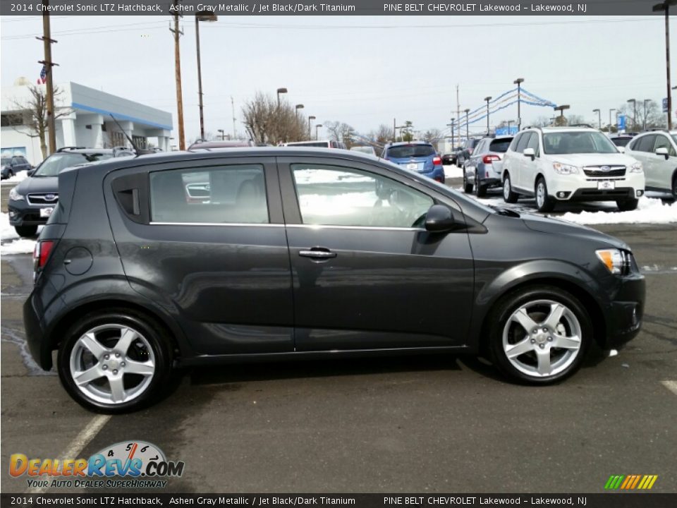 2014 Chevrolet Sonic LTZ Hatchback Ashen Gray Metallic / Jet Black/Dark Titanium Photo #5