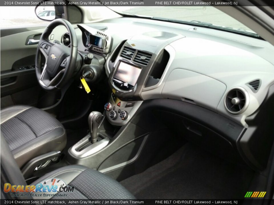 2014 Chevrolet Sonic LTZ Hatchback Ashen Gray Metallic / Jet Black/Dark Titanium Photo #6