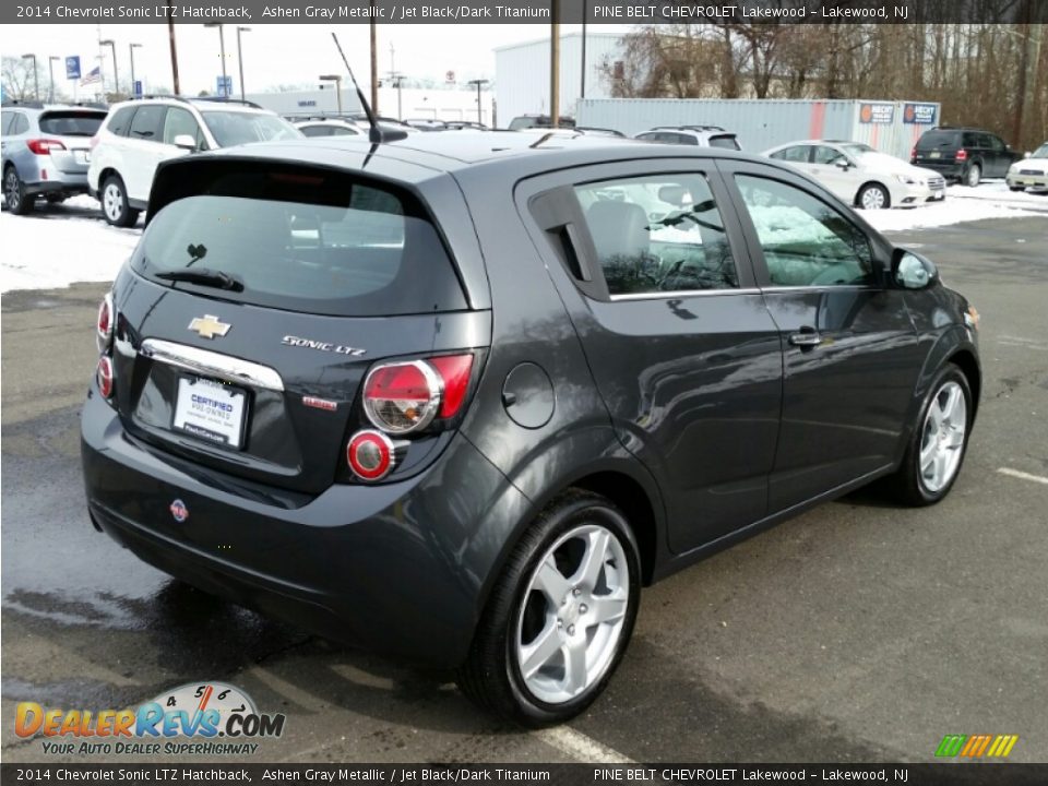 2014 Chevrolet Sonic LTZ Hatchback Ashen Gray Metallic / Jet Black/Dark Titanium Photo #7