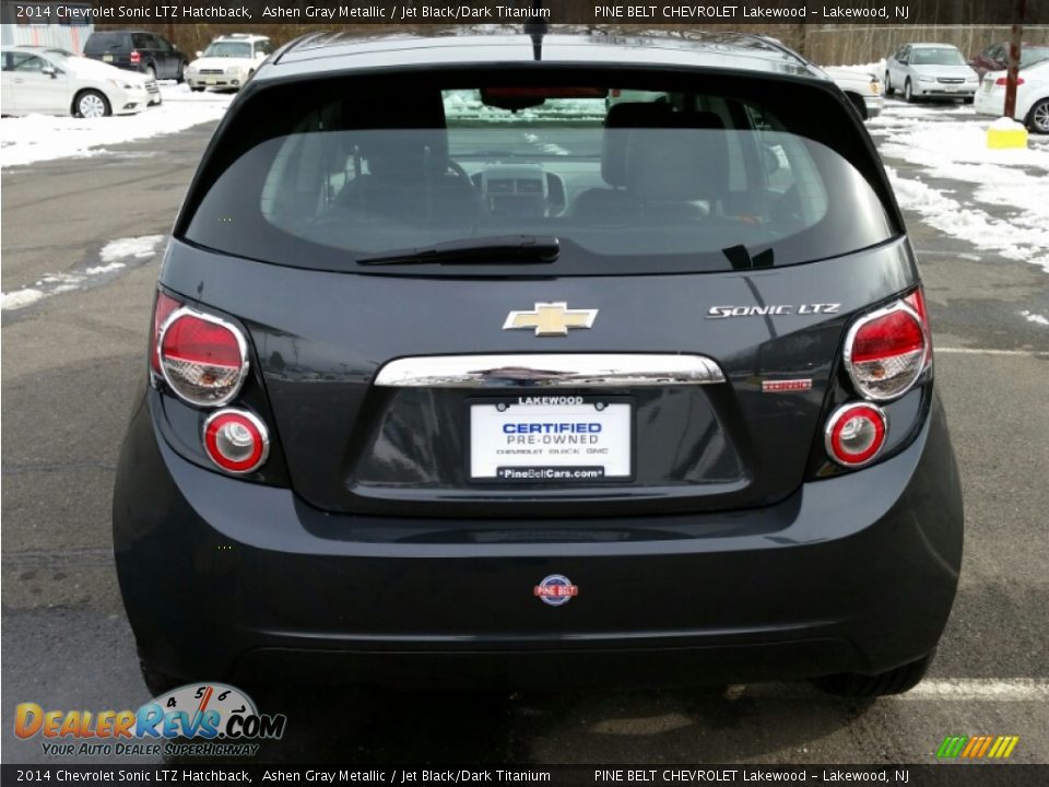 2014 Chevrolet Sonic LTZ Hatchback Ashen Gray Metallic / Jet Black/Dark Titanium Photo #8