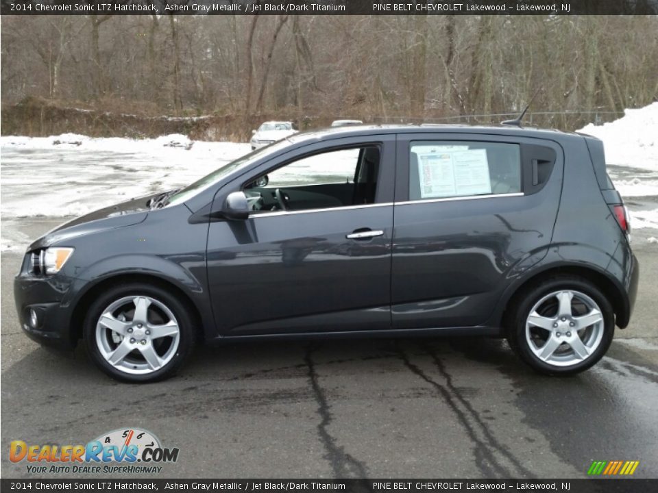 2014 Chevrolet Sonic LTZ Hatchback Ashen Gray Metallic / Jet Black/Dark Titanium Photo #12