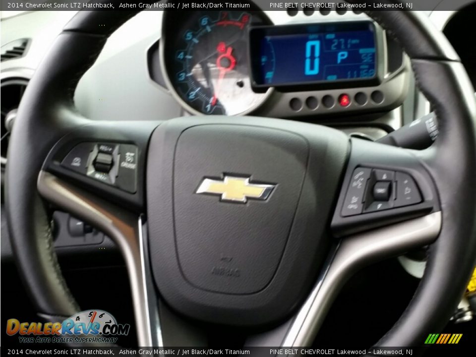 2014 Chevrolet Sonic LTZ Hatchback Ashen Gray Metallic / Jet Black/Dark Titanium Photo #15