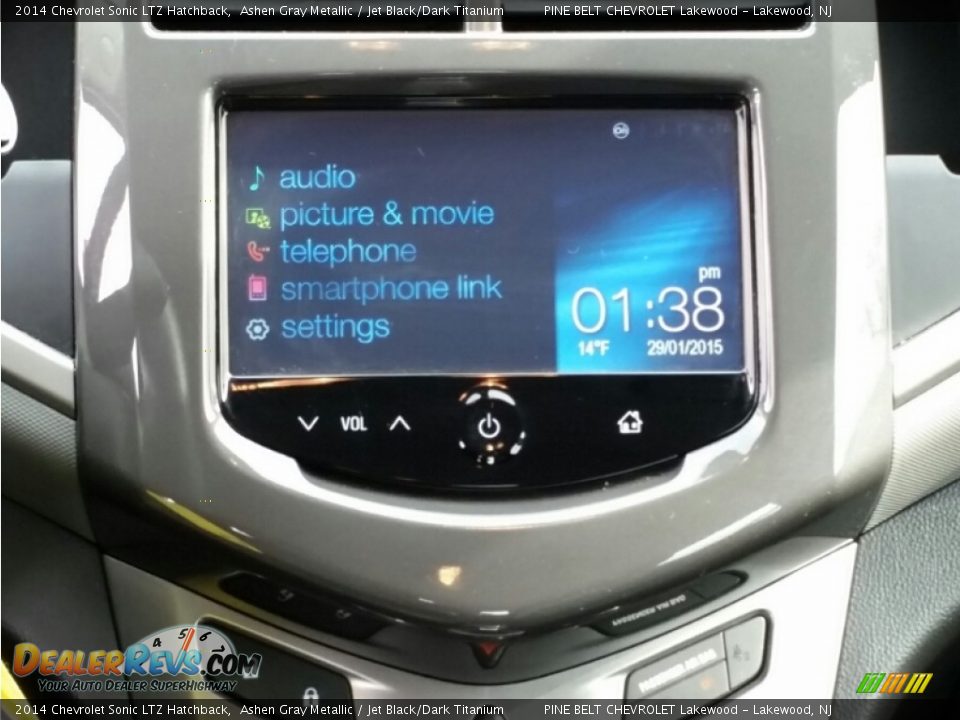 2014 Chevrolet Sonic LTZ Hatchback Ashen Gray Metallic / Jet Black/Dark Titanium Photo #18