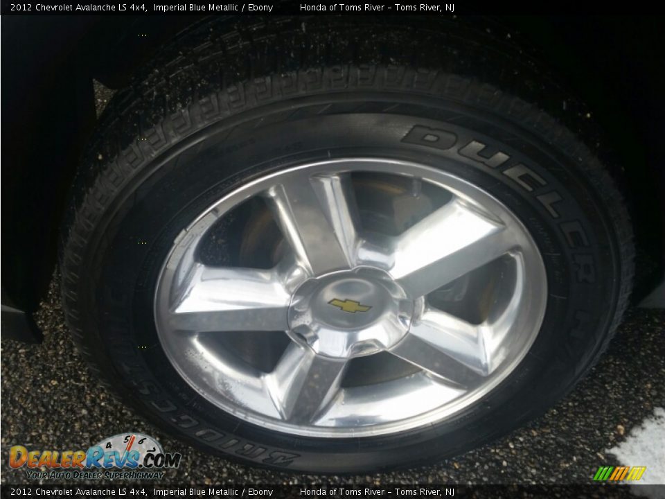 2012 Chevrolet Avalanche LS 4x4 Imperial Blue Metallic / Ebony Photo #3