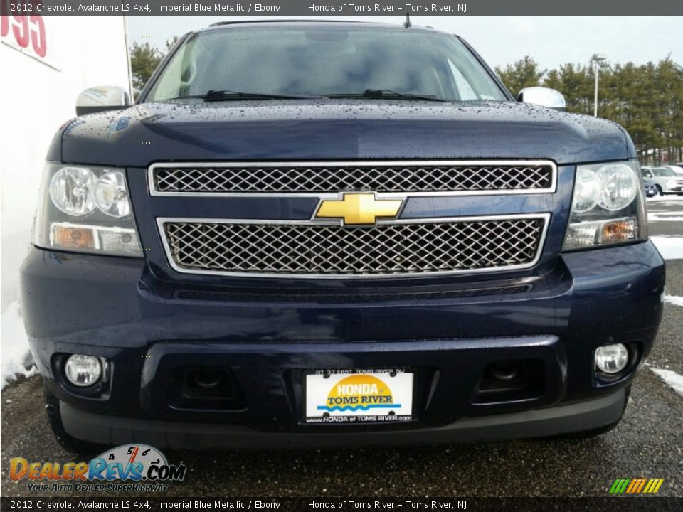 2012 Chevrolet Avalanche LS 4x4 Imperial Blue Metallic / Ebony Photo #4