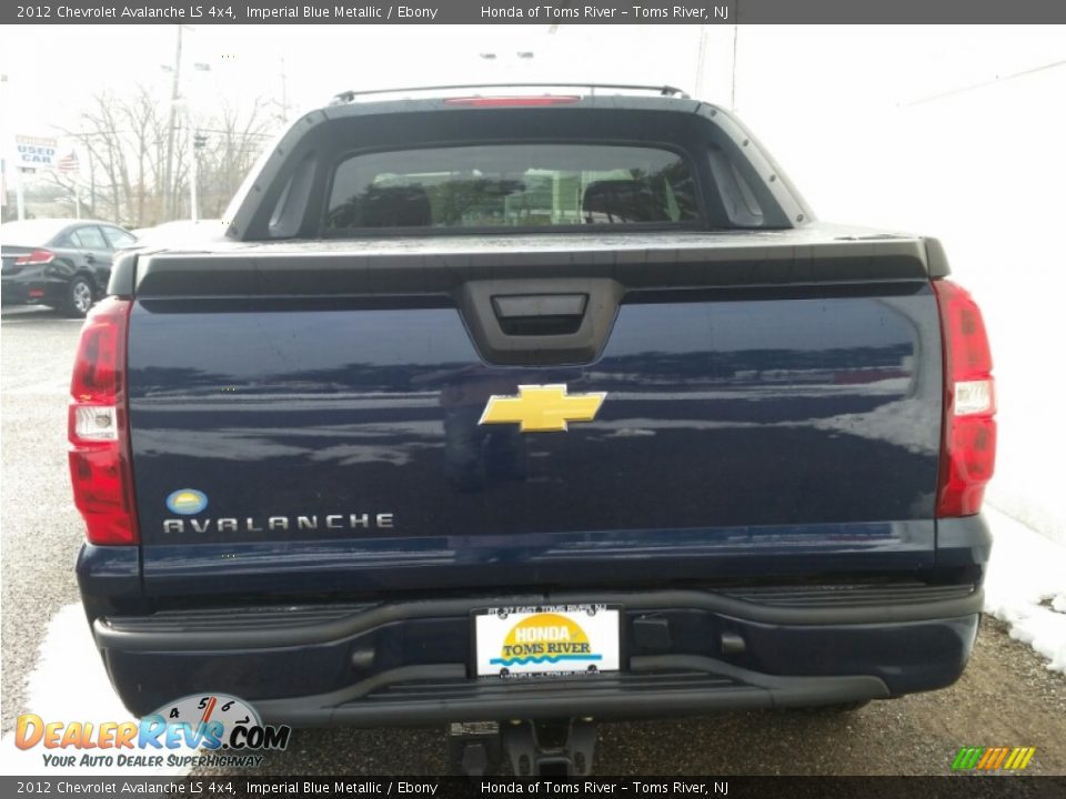 2012 Chevrolet Avalanche LS 4x4 Imperial Blue Metallic / Ebony Photo #8