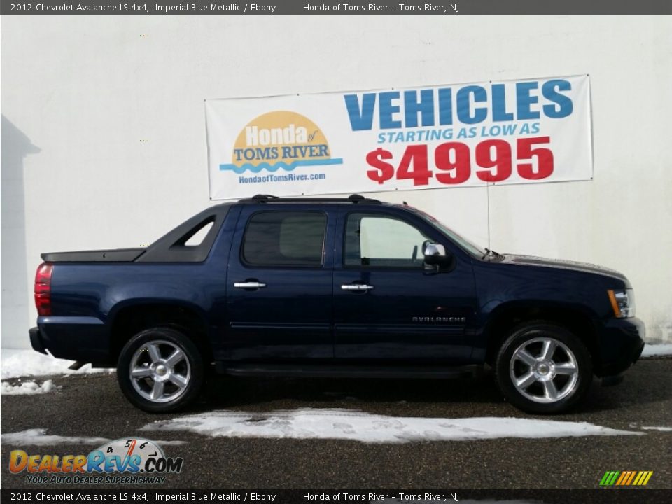 2012 Chevrolet Avalanche LS 4x4 Imperial Blue Metallic / Ebony Photo #25