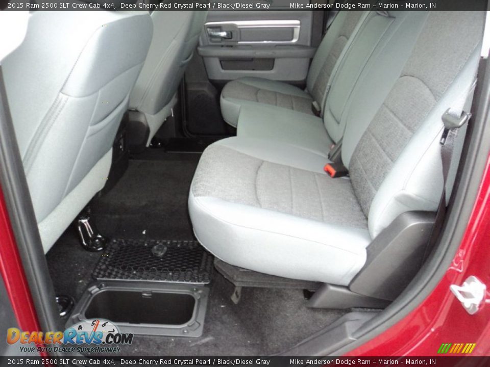 2015 Ram 2500 SLT Crew Cab 4x4 Deep Cherry Red Crystal Pearl / Black/Diesel Gray Photo #8
