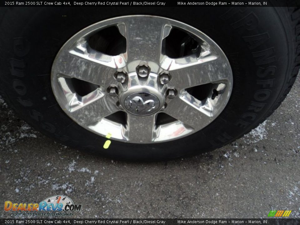 2015 Ram 2500 SLT Crew Cab 4x4 Deep Cherry Red Crystal Pearl / Black/Diesel Gray Photo #10