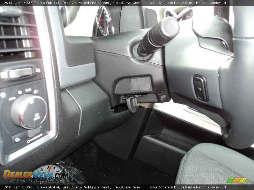 2015 Ram 2500 SLT Crew Cab 4x4 Deep Cherry Red Crystal Pearl / Black/Diesel Gray Photo #12