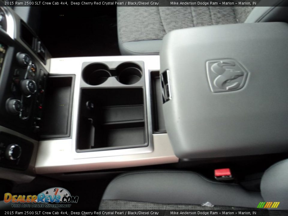 2015 Ram 2500 SLT Crew Cab 4x4 Deep Cherry Red Crystal Pearl / Black/Diesel Gray Photo #14