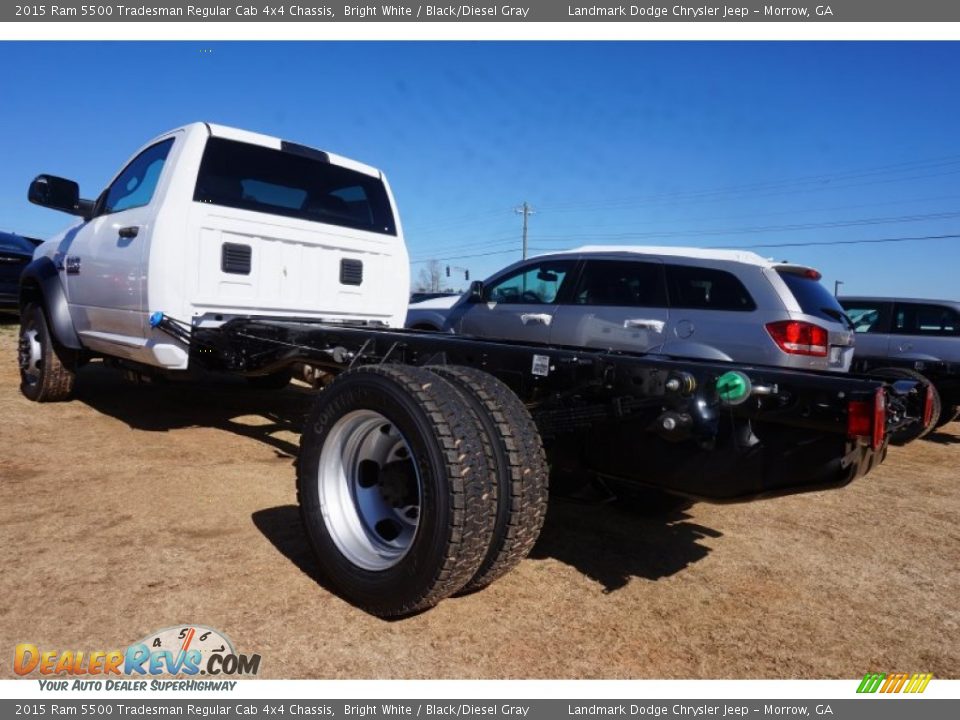 2015 Ram 5500 Tradesman Regular Cab 4x4 Chassis Bright White / Black/Diesel Gray Photo #2