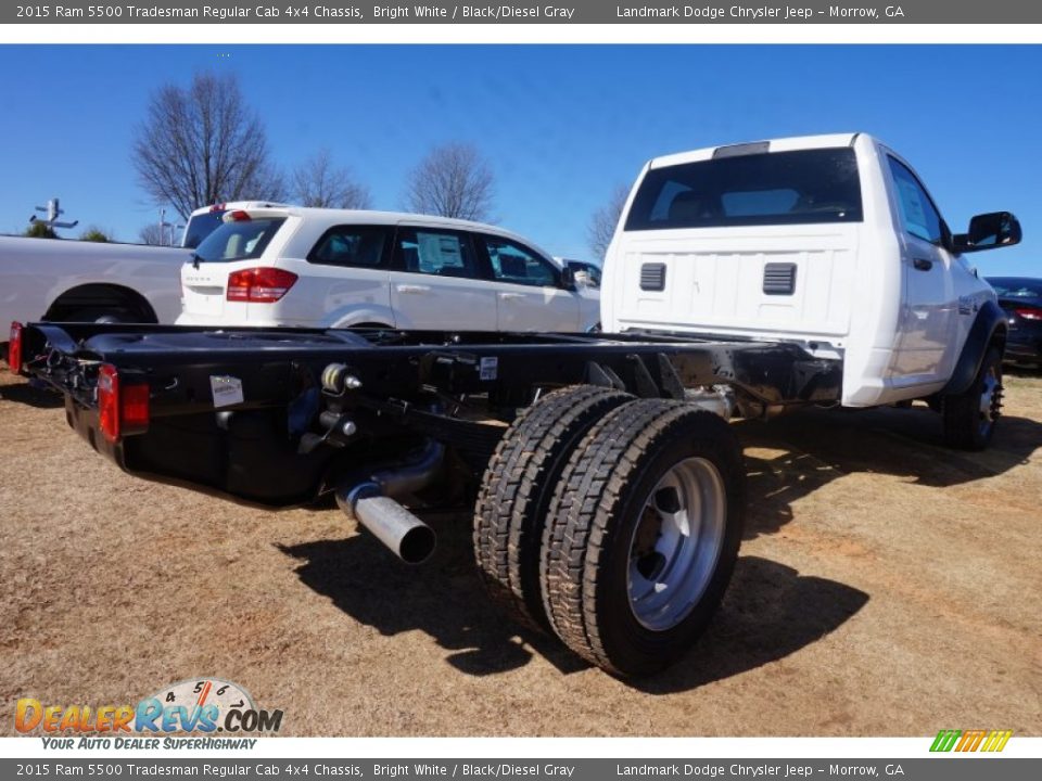 2015 Ram 5500 Tradesman Regular Cab 4x4 Chassis Bright White / Black/Diesel Gray Photo #3