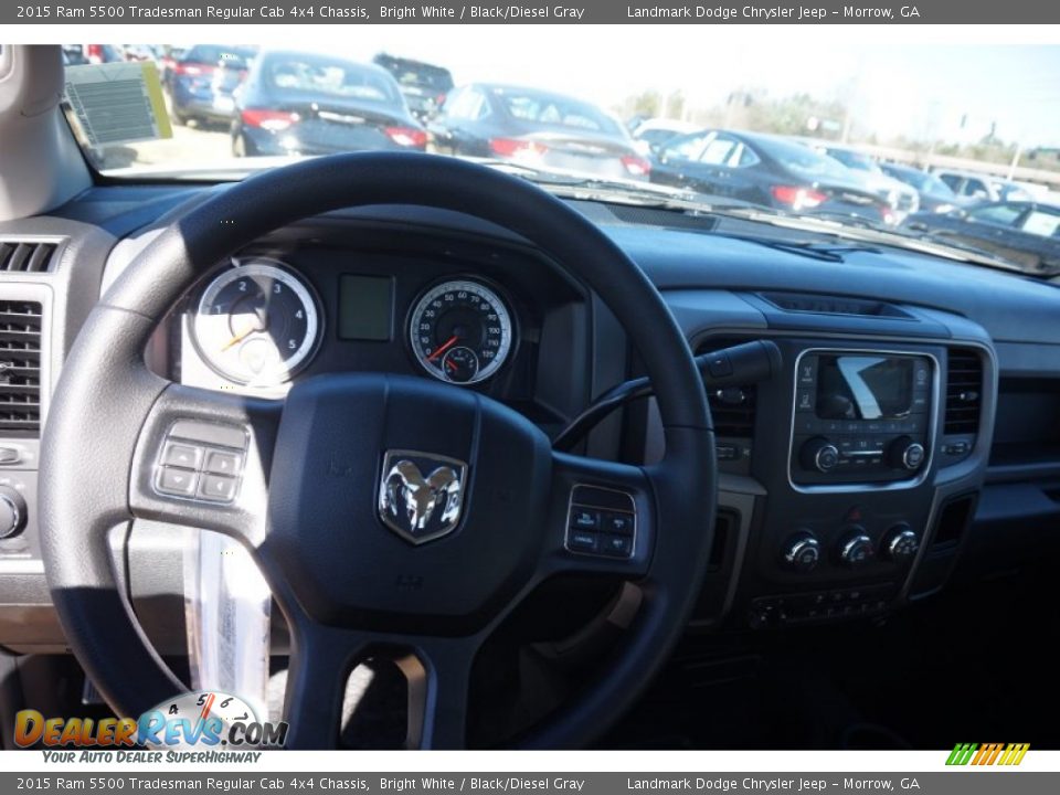 2015 Ram 5500 Tradesman Regular Cab 4x4 Chassis Bright White / Black/Diesel Gray Photo #7