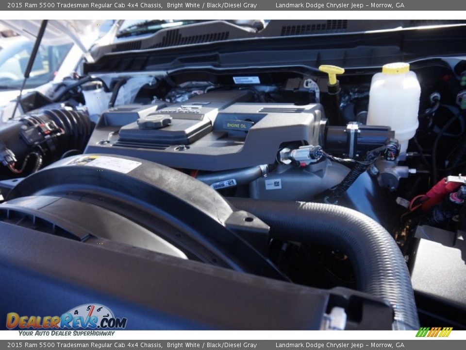 2015 Ram 5500 Tradesman Regular Cab 4x4 Chassis Bright White / Black/Diesel Gray Photo #8
