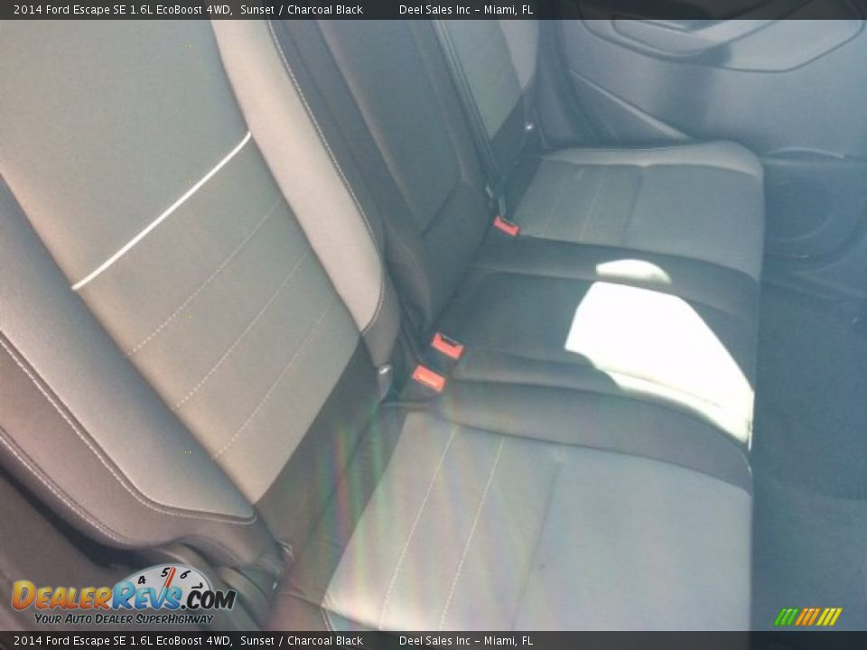 2014 Ford Escape SE 1.6L EcoBoost 4WD Sunset / Charcoal Black Photo #11