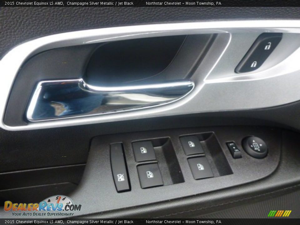 2015 Chevrolet Equinox LS AWD Champagne Silver Metallic / Jet Black Photo #13