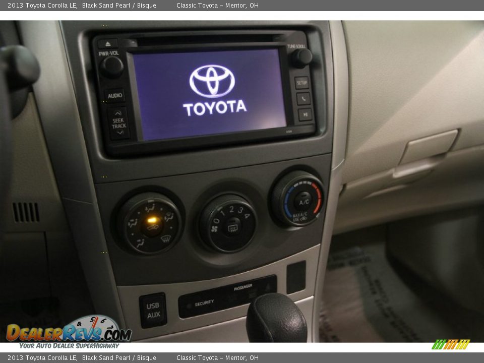 2013 Toyota Corolla LE Black Sand Pearl / Bisque Photo #8