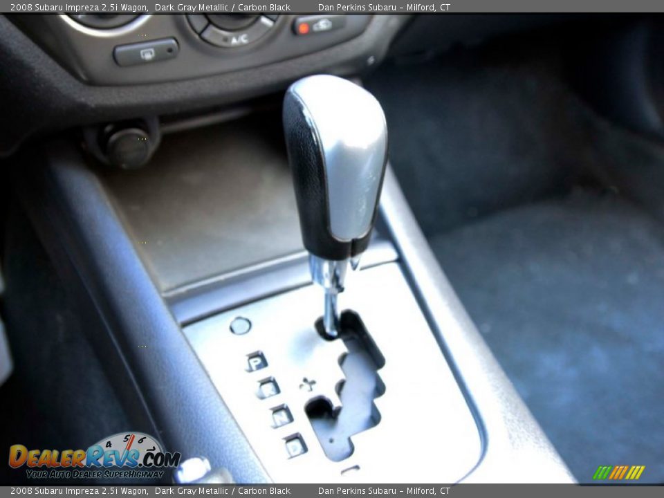 2008 Subaru Impreza 2.5i Wagon Dark Gray Metallic / Carbon Black Photo #14