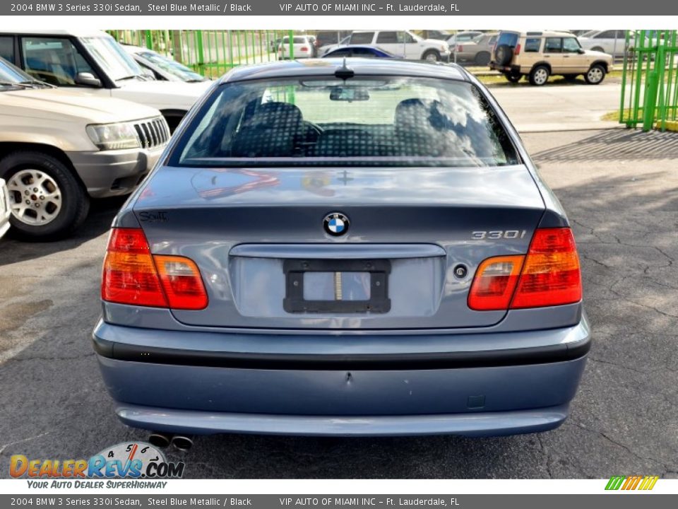 2004 BMW 3 Series 330i Sedan Steel Blue Metallic / Black Photo #2