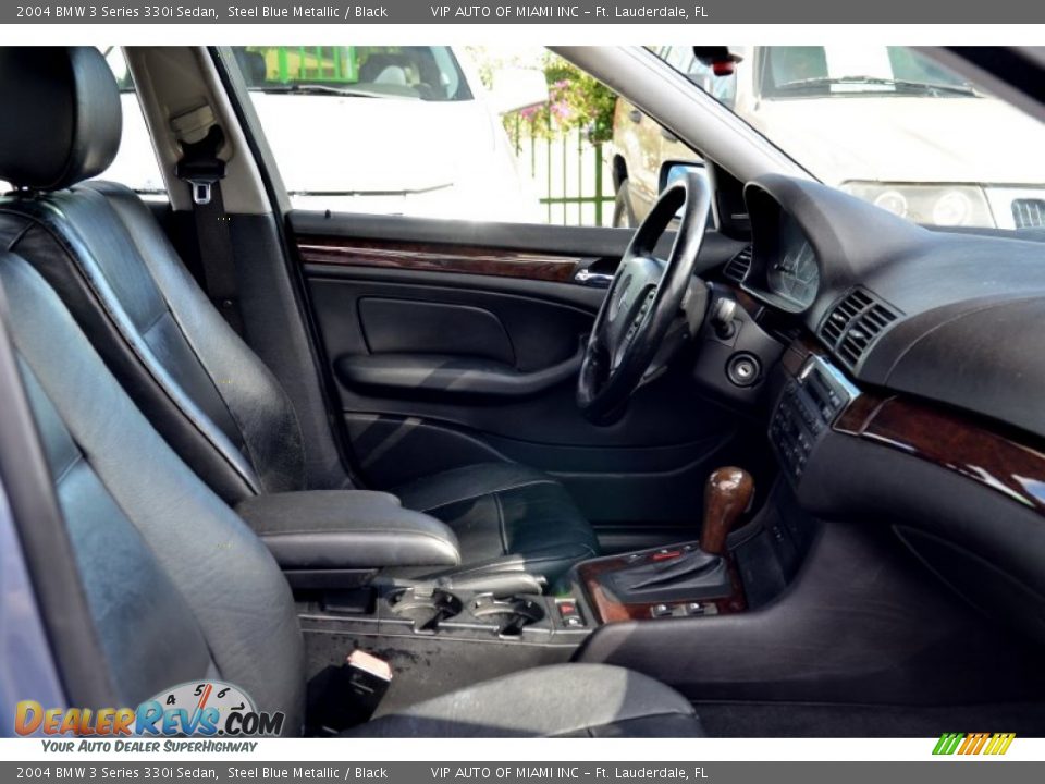 2004 BMW 3 Series 330i Sedan Steel Blue Metallic / Black Photo #19