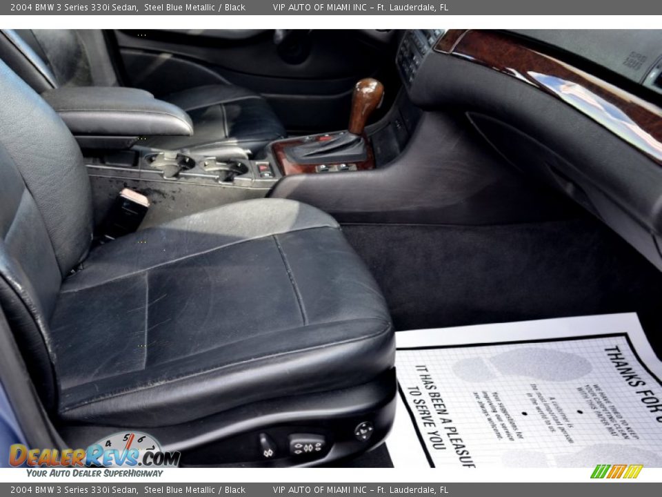 2004 BMW 3 Series 330i Sedan Steel Blue Metallic / Black Photo #20