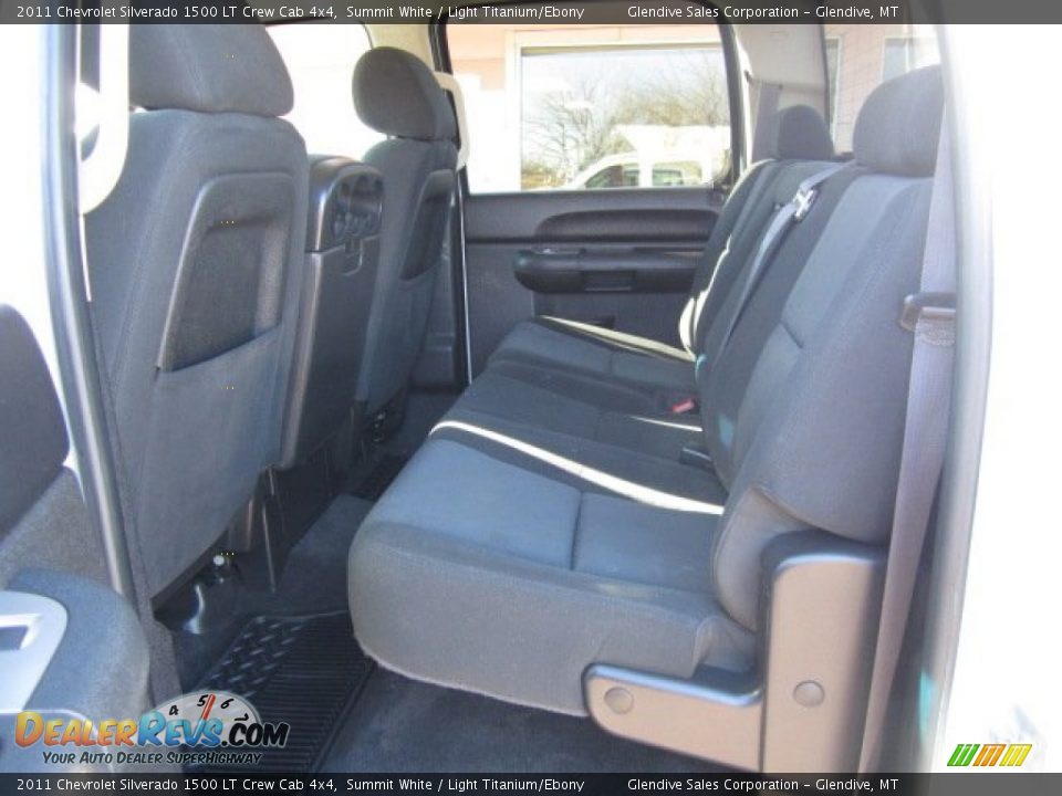 2011 Chevrolet Silverado 1500 LT Crew Cab 4x4 Summit White / Light Titanium/Ebony Photo #8