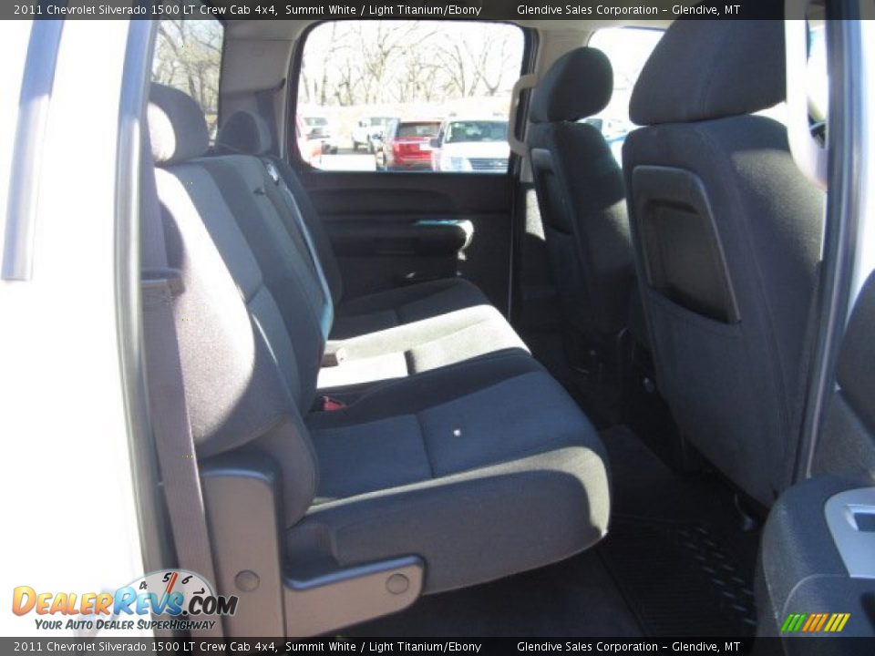 2011 Chevrolet Silverado 1500 LT Crew Cab 4x4 Summit White / Light Titanium/Ebony Photo #13