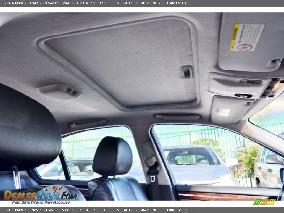 2004 BMW 3 Series 330i Sedan Steel Blue Metallic / Black Photo #35
