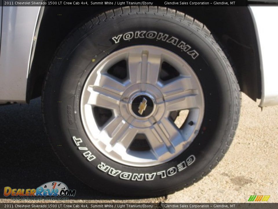 2011 Chevrolet Silverado 1500 LT Crew Cab 4x4 Summit White / Light Titanium/Ebony Photo #21