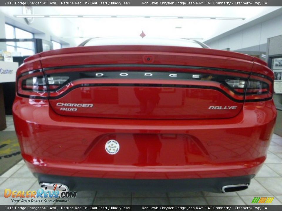 2015 Dodge Charger SXT AWD Redline Red Tri-Coat Pearl / Black/Pearl Photo #6