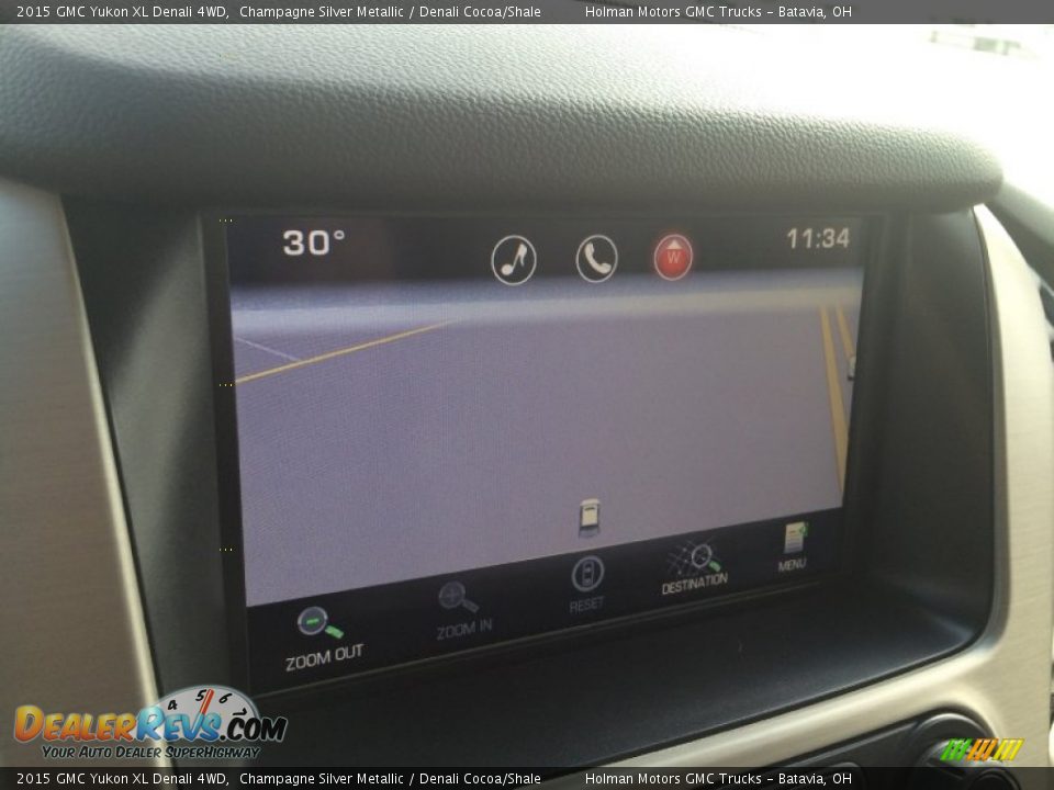2015 GMC Yukon XL Denali 4WD Champagne Silver Metallic / Denali Cocoa/Shale Photo #10