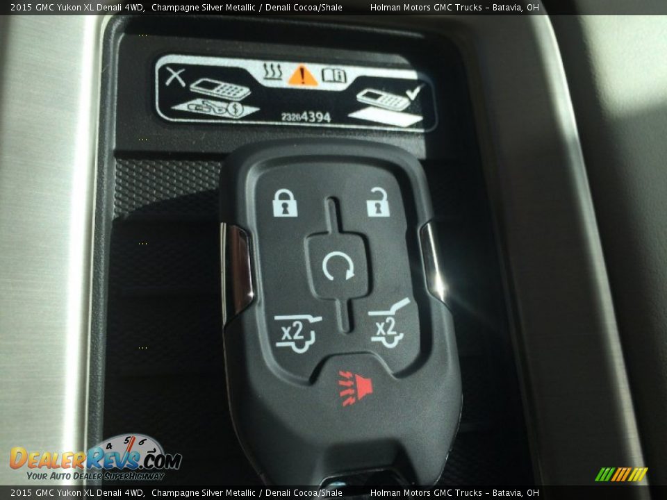 2015 GMC Yukon XL Denali 4WD Champagne Silver Metallic / Denali Cocoa/Shale Photo #14