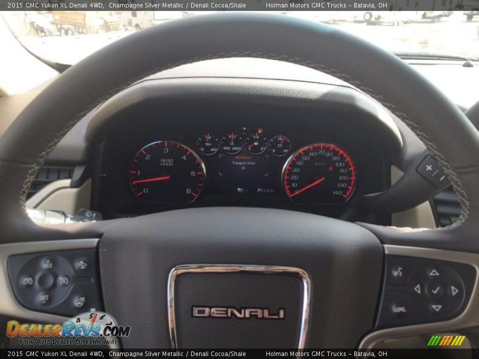 2015 GMC Yukon XL Denali 4WD Champagne Silver Metallic / Denali Cocoa/Shale Photo #18