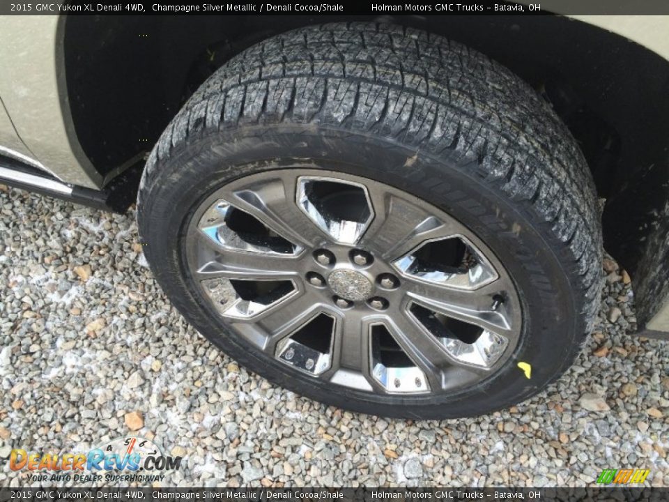 2015 GMC Yukon XL Denali 4WD Champagne Silver Metallic / Denali Cocoa/Shale Photo #29