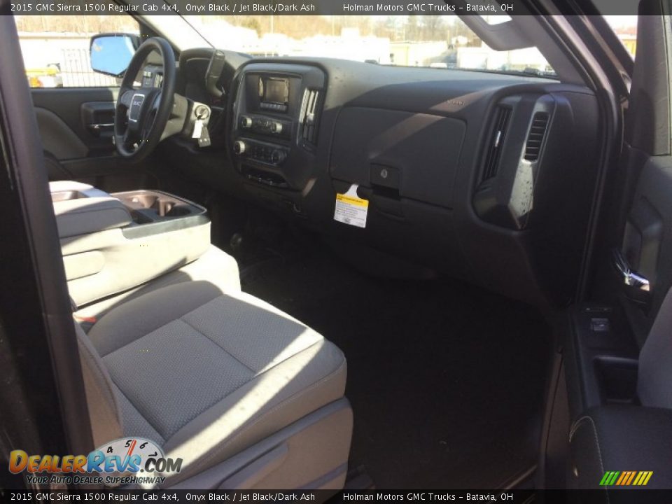 2015 GMC Sierra 1500 Regular Cab 4x4 Onyx Black / Jet Black/Dark Ash Photo #20
